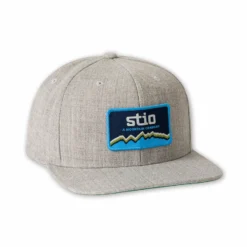 Flash Sale 😀 Stio A Mountain Company Hat ❤️ -Stio Sales Shop A Mountain Company Patch Trucker Hat Gray Heather Side