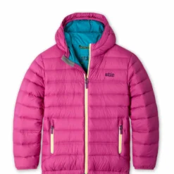 Discount 👏 Stio Kids' Hometown Down Hooded Jacket 🧨 -Stio Sales Shop K Hometown Down Hooded Jacket Backyard Berry