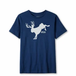 Discount ๐ฅ Stio Kids' Bucking Jackalope Tee ๐ 5 Discount ๐ฅ Stio Kids' Bucking Jackalope Tee ๐ -Stio Sales Shop Kids Bucking Jackalope Tee Heather Denim Heather