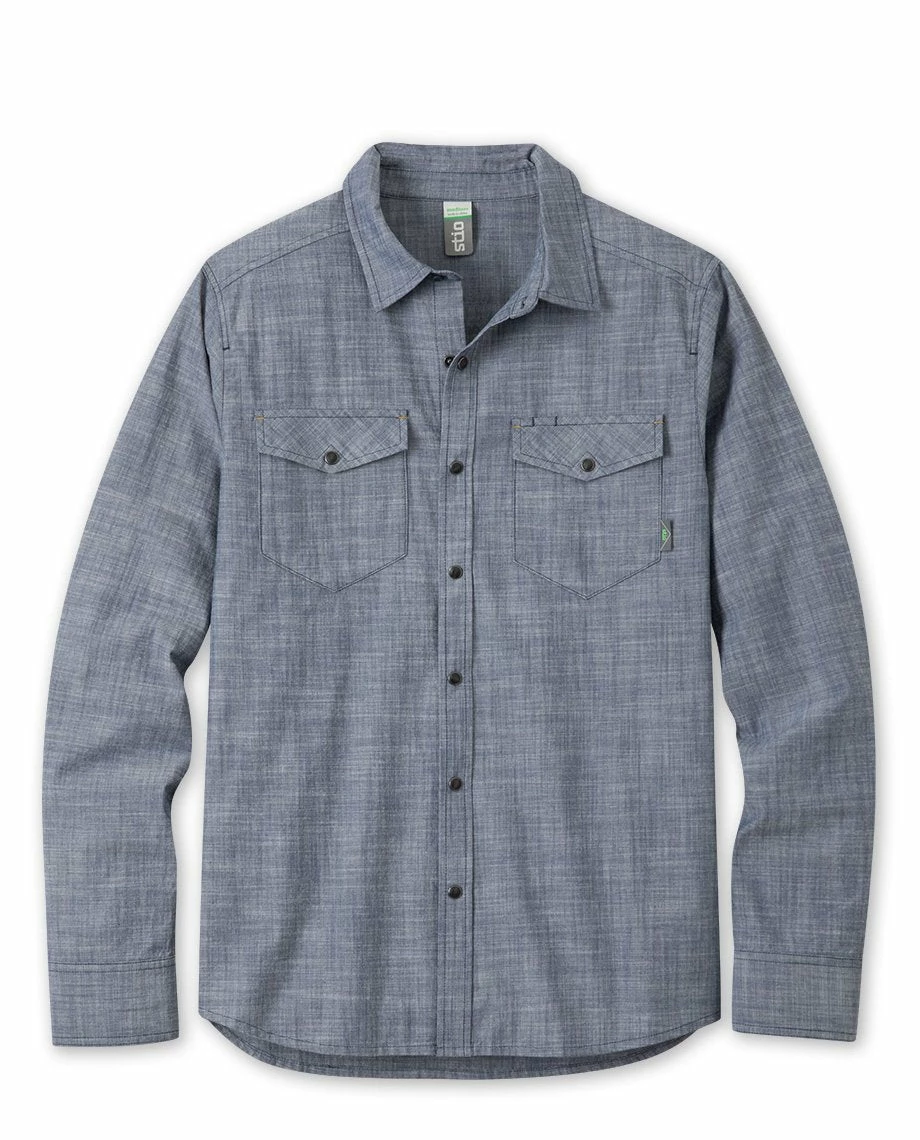 Wholesale 🔥 Stio Men's Ashton Chambray Shirt - Past Season 😉 1 Wholesale 🔥 Stio Men's Ashton Chambray Shirt - Past Season 😉