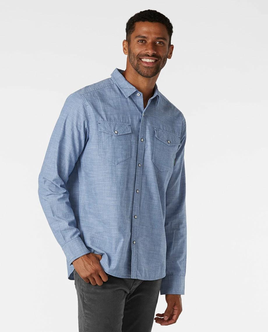 Wholesale 🔥 Stio Men's Ashton Chambray Shirt - Past Season 😉 9 Wholesale 🔥 Stio Men's Ashton Chambray Shirt - Past Season 😉 - Image 9