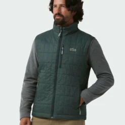 Outlet ⌛ Stio Men's Azura Insulated Vest ⭐ 43 Outlet ⌛ Stio Men's Azura Insulated Vest ⭐ -Stio Sales Shop M Azura Vest Treeline Green 1