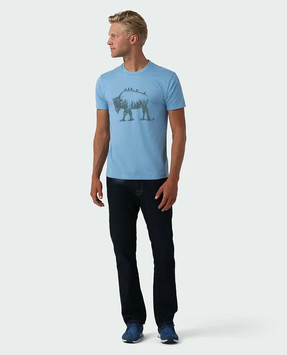 Budget ⭐ Stio Men's Bison Perch Tee ✔️ 5 Budget ⭐ Stio Men's Bison Perch Tee ✔️ - Image 5