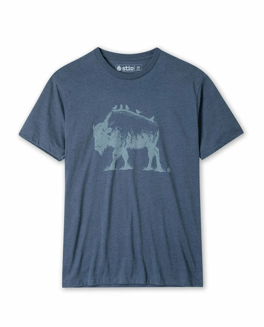 Budget ⭐ Stio Men's Bison Perch Tee ✔️ 1 Budget ⭐ Stio Men's Bison Perch Tee ✔️