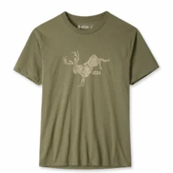 Promo 🧨 Stio Men's Bucking Jackalope Tee 🔔 -Stio Sales Shop M Bucking Jack Military