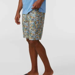 Best reviews of ⌛ Stio Men's CFS Board Short - 19" ⭐ -Stio Sales Shop M CFS Board Short Quiet Gray Floral 18 1