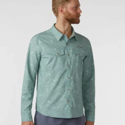 Budget ⭐ Stio Men's CFS Shirt 🥰 -Stio Sales Shop M CFS Shirt Lily Pad Floral 1