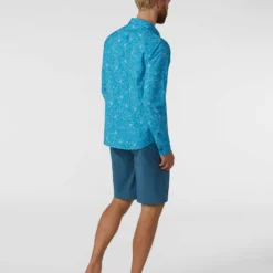 Budget ⭐ Stio Men's CFS Shirt 🥰 -Stio Sales Shop M CFS Shirt Rapid Blue Floral 5