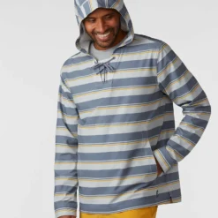 Outlet 😍 Stio Men's CFS Sun Hoodie 🧨 -Stio Sales Shop M CFS Sun Hoodie Storm Cloud Stripe 2