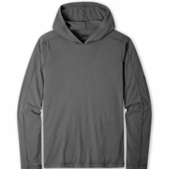 Stio Sales Shop -Stio Sales Shop M Divide Hooded Pullover Scorched Rock Heather