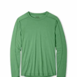 Best Pirce 🔥 Stio Men's Divide Tee LS 🛒 -Stio Sales Shop M Divide Tee LS Forest Canopy Heather