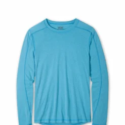 Best Pirce 🔥 Stio Men's Divide Tee LS 🛒 -Stio Sales Shop M Divide Tee LS Speedy Stream Heather