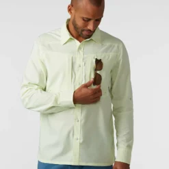 Top 10 💯 Stio Men's Eddy Guide Shirt LS ✔️ -Stio Sales Shop M Eddy Guide Shirt Honey Dew 4