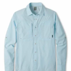 Top 10 💯 Stio Men's Eddy Guide Shirt LS ✔️ -Stio Sales Shop M Eddy Guide Shirt Misty Cloud