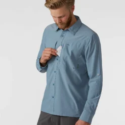 Top 10 💯 Stio Men's Eddy Guide Shirt LS ✔️ -Stio Sales Shop M Eddy Guide Shirt River Shimmer 2