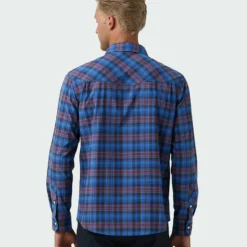 Promo 🥰 Stio Men's Eddy Shirt LS 😀 -Stio Sales Shop M Eddy Shirt LS Mulberry Plaid 3 5cd3dfa0 1740 4e9d 800e 849057256638