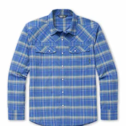 Promo 🥰 Stio Men's Eddy Shirt LS 😀 -Stio Sales Shop M Eddy Shirt LS Skyline Plaid
