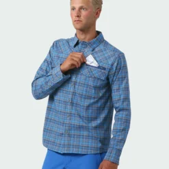 Hot Sale 🎁 Stio Men's Eddy Slope 🔔 Shirt ✔️ -Stio Sales Shop M Eddy Slope Shirt Alpine Lake Plaid 2