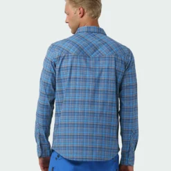Hot Sale 🎁 Stio Men's Eddy Slope 🔔 Shirt ✔️ -Stio Sales Shop M Eddy Slope Shirt Alpine Lake Plaid 3