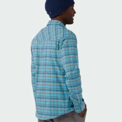 Hot Sale 🎁 Stio Men's Eddy Slope 🔔 Shirt ✔️ -Stio Sales Shop M Eddy Slope Shirt Dusty Denim 4