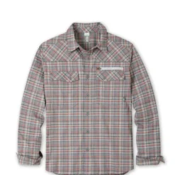 Hot Sale 🎁 Stio Men's Eddy Slope 🔔 Shirt ✔️ -Stio Sales Shop M Eddy Slope Shirt LS Powder Fox Plaid