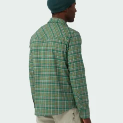 Hot Sale 🎁 Stio Men's Eddy Slope 🔔 Shirt ✔️ -Stio Sales Shop M Eddy Slope Shirt LS Thicket Plaid 4