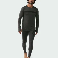 Deals ❤️ Stio Men's Basis® Seamless Tech Crew 💯 -Stio Sales Shop M Full Range Seamless Crew LS Boundary Black Heather 4