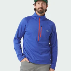 Hot Sale 😍 Stio Men's Gannett Peak Fleece Half Zip 🔔 -Stio Sales Shop M Gannett Peak Half Zip Skyline 3 Top