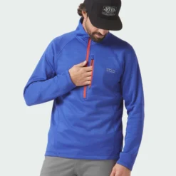 Hot Sale 😍 Stio Men's Gannett Peak Fleece Half Zip 🔔 -Stio Sales Shop M Gannett Peak Half Zip Skyline 5 Top