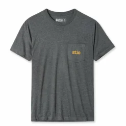 Cheap 💯 Stio Men's Grand Horizon Tee 🔥 -Stio Sales Shop M Grand Horizon Tee Charcoal Front