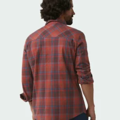 Best Sale 🧨 Stio Men's Hayden 🎉 Shirt ✔️ -Stio Sales Shop M Hayden Shirt Roasted Beet Plaid 3