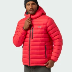 Buy ❤️ Stio Men's Hometown Down Hooded Jacket 🎉 -Stio Sales Shop M Hometown Down Hooded Jacket Risk Red 1
