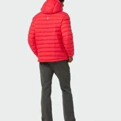 Buy ❤️ Stio Men's Hometown Down Hooded Jacket 🎉 -Stio Sales Shop M Hometown Down Hooded Jacket Risk Red 5
