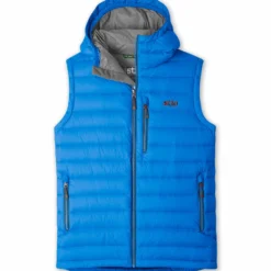 Cheapest ⌛ Stio Men's Hometown Down Hooded Vest ✨ -Stio Sales Shop M Hometown Down Hooded Vest Alpine Blue