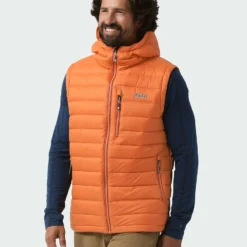 Cheapest ⌛ Stio Men's Hometown Down Hooded Vest ✨ -Stio Sales Shop M Hometown Down Hooded Vest Burnt Orange 1