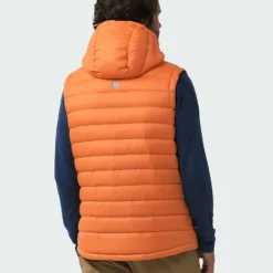 Cheapest ⌛ Stio Men's Hometown Down Hooded Vest ✨ -Stio Sales Shop M Hometown Down Hooded Vest Burnt Orange 5