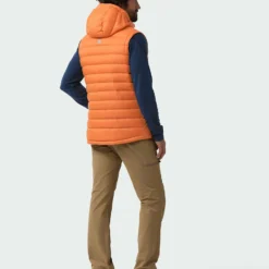 Cheapest ⌛ Stio Men's Hometown Down Hooded Vest ✨ -Stio Sales Shop M Hometown Down Hooded Vest Burnt Orange 7