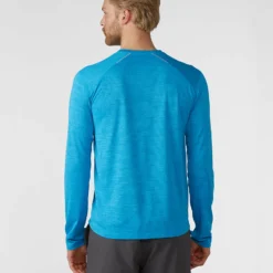 New 🛒 Stio Men's Icefloe Tech Tee LS 🔔 -Stio Sales Shop M Icefloe Tech Tee LS Rapid Blue 2