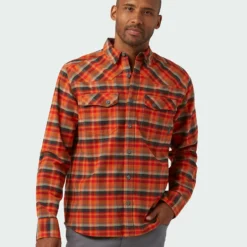 Cheap 🔥 Stio Men's Junction Midweight Flannel Shirt 💯 37 Cheap 🔥 Stio Men's Junction Midweight Flannel Shirt 💯 -Stio Sales Shop M Junction Midweight Flannel Shirt Risk Red Plaid 1