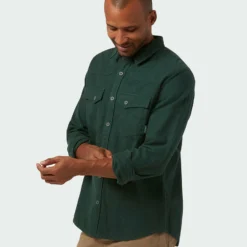 Cheap 🔥 Stio Men's Junction Midweight Flannel Shirt 💯 56 Cheap 🔥 Stio Men's Junction Midweight Flannel Shirt 💯 -Stio Sales Shop M Junction Midweight Flannel Shirt Treeline Green 2