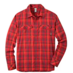 Promo ❤️ Stio Men's Lone Tree 😍 Shirt ✨ -Stio Sales Shop M Lone Tree Shirt Oxblood