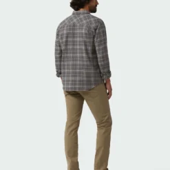 Top 10 😉 Stio Men's Miter Lightweight Flannel 👏 Shirt ✨ -Stio Sales Shop M Miter Lightweight Flannel Shirt Basalt Plaid 4