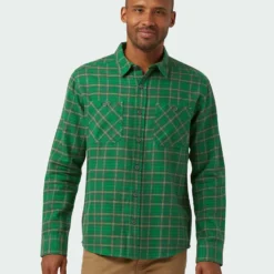 Top 10 😉 Stio Men's Miter Lightweight Flannel 👏 Shirt ✨ -Stio Sales Shop M Miter Lightweight Flannel Shirt Thicket Plaid 1