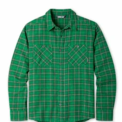 Top 10 😉 Stio Men's Miter Lightweight Flannel 👏 Shirt ✨ -Stio Sales Shop M Miter Lightweight Flannel Shirt Thicket Plaid
