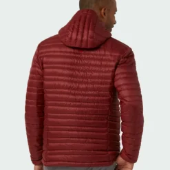 Cheap ✨ Stio Men's Pinion Down Hooded Jacket ✔️ -Stio Sales Shop M Pinion Down Hooded Jacket Roasted Beet 4