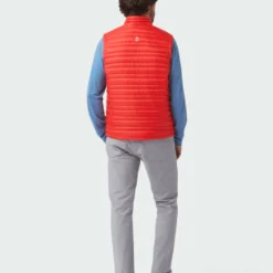 Promo 🌟 Stio Men's Pinion Down Vest 🛒 -Stio Sales Shop M Pinion Down Vest Risk Red 2 Full
