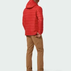 Cheap ✨ Stio Men's Pinion Down Hooded Jacket ✔️ -Stio Sales Shop M Pinion Hooded Down Jacket Risk Red 2 Full