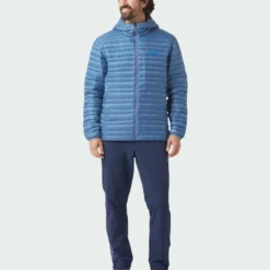 Cheap ✨ Stio Men's Pinion Down Hooded Jacket ✔️ -Stio Sales Shop M Pinion Hooded Down Jacket Sturdy Blue 1 Full