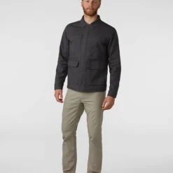 Best Sale ⌛ Stio Men's Rivet® Canvas Utility Jacket 🧨 -Stio Sales Shop M Rivet Canvas Utility Jacket Basalt 5