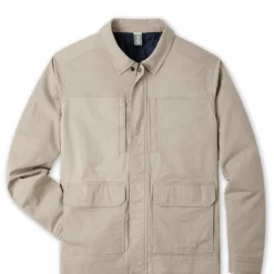 Best Sale ⌛ Stio Men's Rivet® Canvas Utility Jacket 🧨 -Stio Sales Shop M Rivet Canvas Utility Jacket Talus